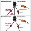 2/4pcs LED Indicator Ballast Load Resistor Flash Rate Relay Turn Signal Bulbs 50W 6 Ohm Load Resistor