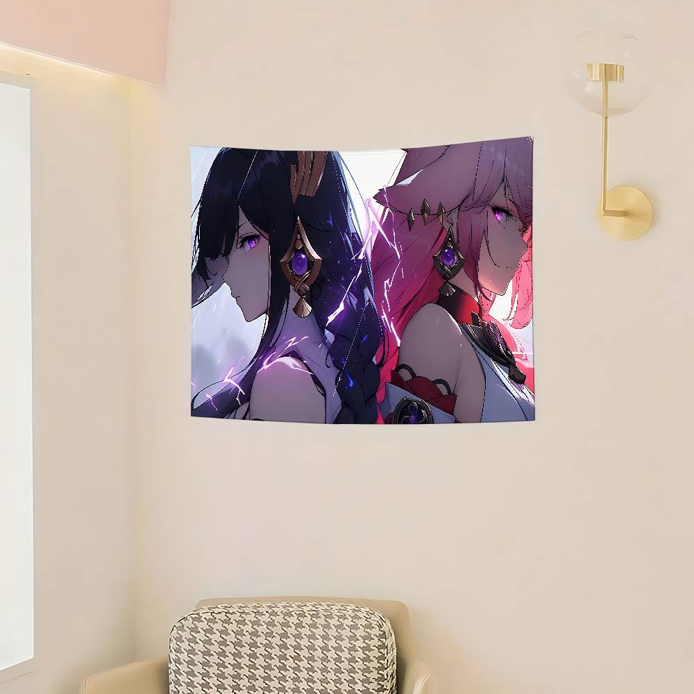 Anime Girl Flag Banners Garage Car Tapestry Flag Garage Outdoor Decor Bedroom