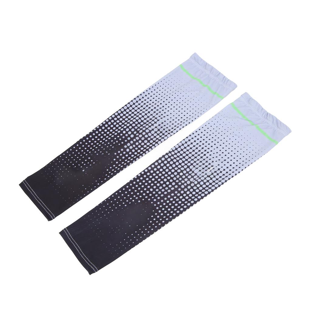 Arm Sleeves Sun Protection Elastic Breathable Cool Moisture Absorption Free Size Sun Sleeves for Sport Cycling Travel