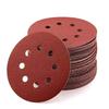 MINBOOT Water-Resistant Sandpaper, 24-Piece Set (320, 400, 600, 800, 1000, 1200, 1500, 2000, 3 Each) Round, 125mm Diameter, 8-Hole Disc Sander, Sandin