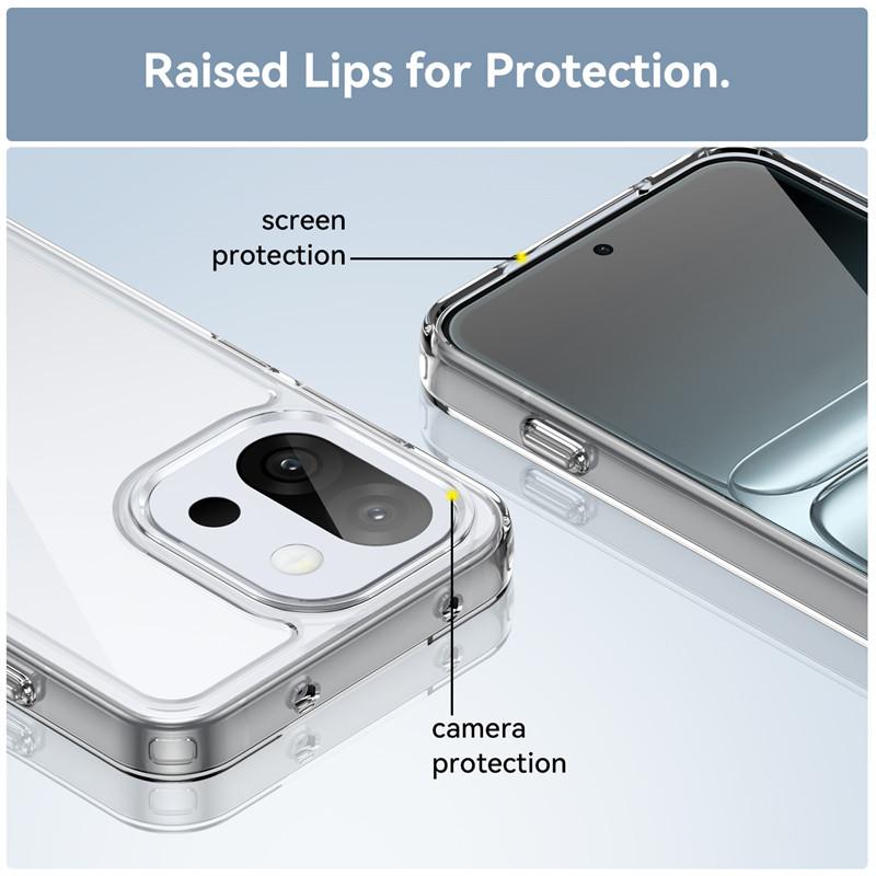 For OnePlus 13T Case OnePlus 13T 5G Cover Funda Shockproof Clear PC + TPU Silicone Protective Phone Back Cover For OnePlus 13T