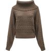 ONLY Women's 2024 Spring Turtleneck Drop-Shoulder Knit Sweater