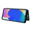 For Samsung Galaxy F06 5G/M06 5G Case Carbon Fiber Texture Drop-Proof PU Leather Phone Cover