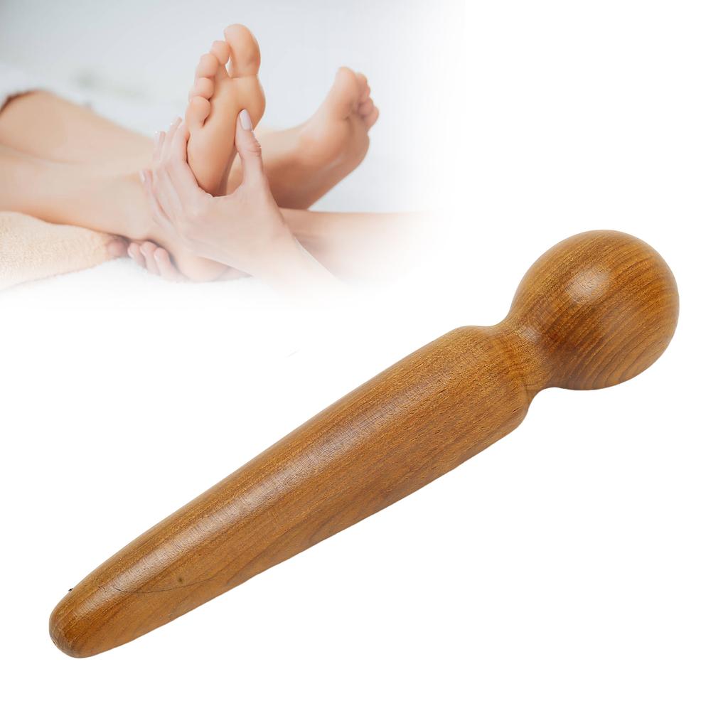 Reflexzonenmassage Fußmassage Holzstab Holz Gesundheitstherapie Traditionelles Werkzeug Manueller Massager