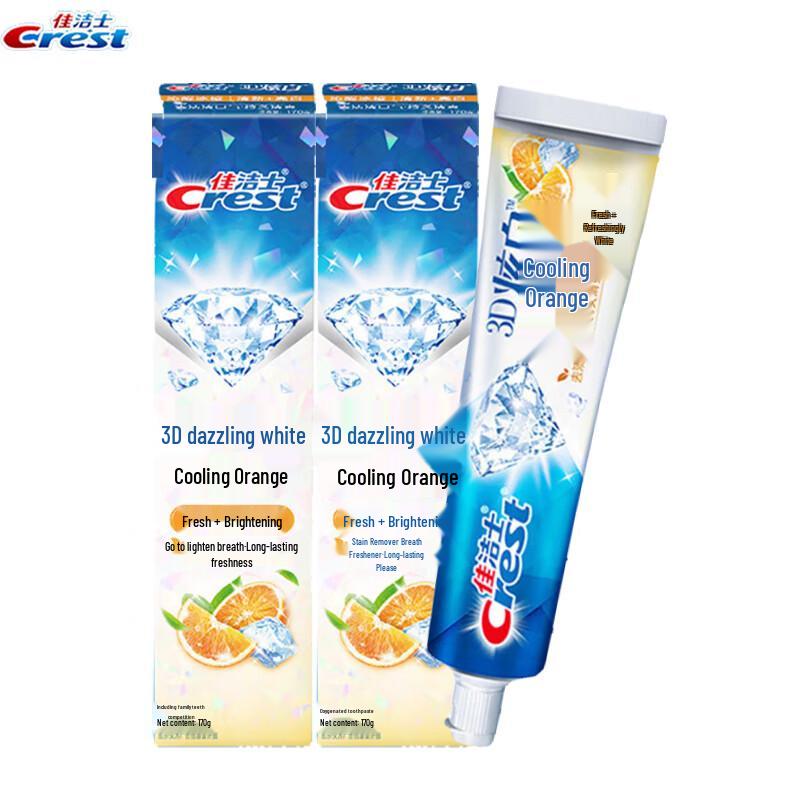 Crest 3D White Refreshing Orange Toothpaste