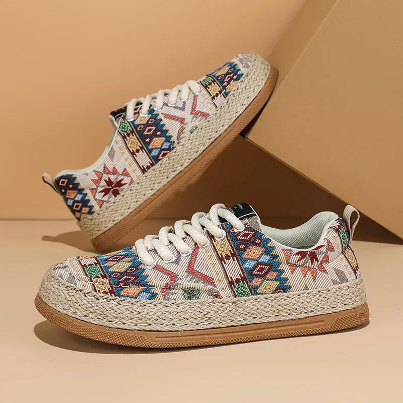 Mode Neue Canvas Sneakers Schuhe für Herren Sommer Espadrilles Herren Freizeitschuhe Mann Männlich Bequeme Walking Sneakers Herrenschuhe