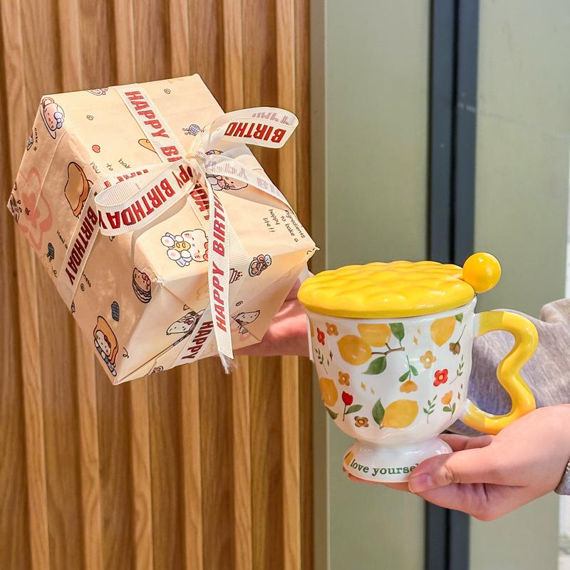 Send Girls Birthday Gifts, Ceramic Mugs, Souvenirs, High-value Couples Drinking Cups, Girlfriends Practical Gift Boxes