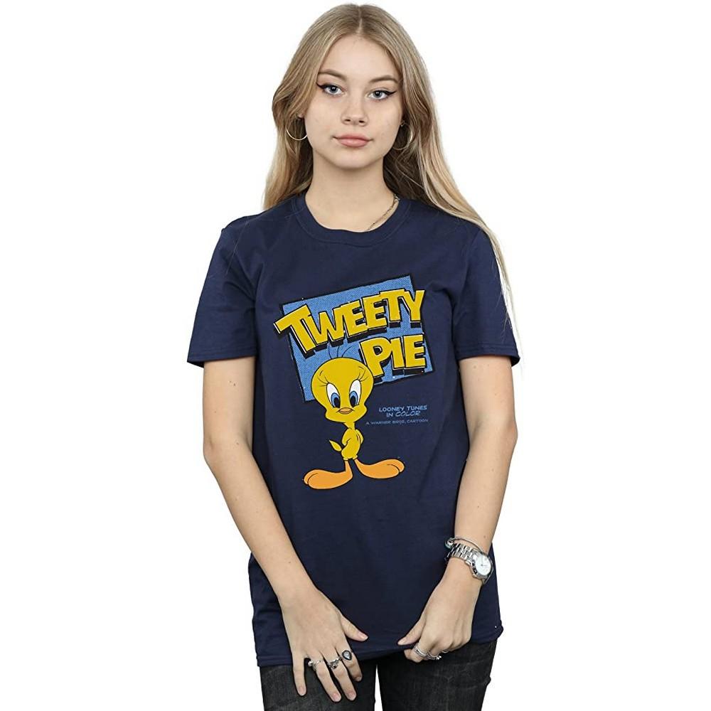 Looney Tunes Womens/Ladies Tweety Cotton Boyfriend T-Shirt