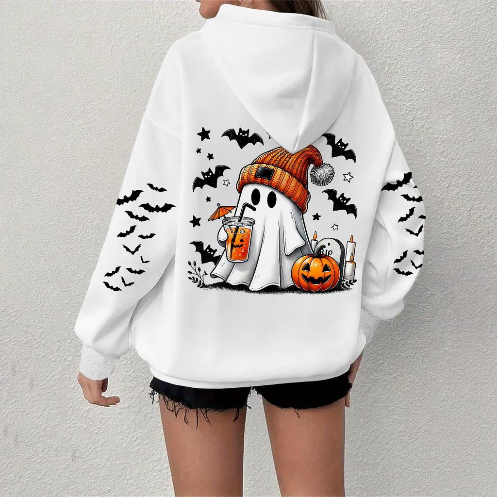 Women's Sweatshirt Casual Long Sleeve Atmosphere Top Loose Popular Round Neck Pullover Sweatshirt Top