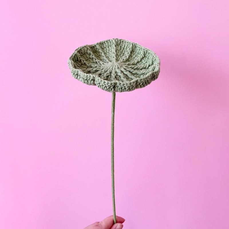

Crochet Flower Valentines Day Wedding Decoration for DIY Flower Arrangements X3UC