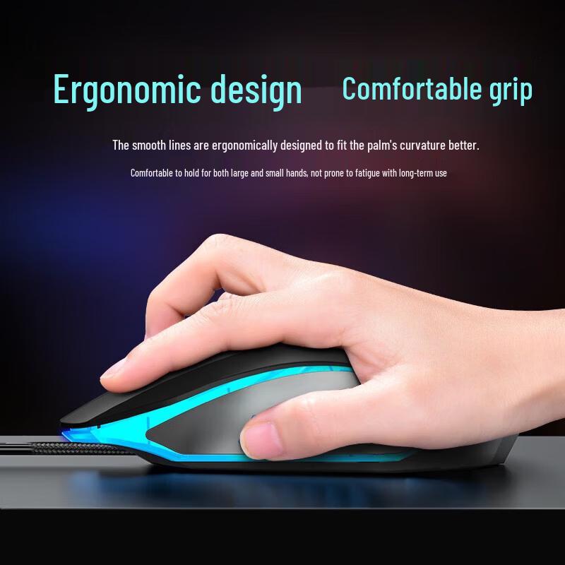AOC GM120 Wired Ergonomic Gaming and Office Mouse