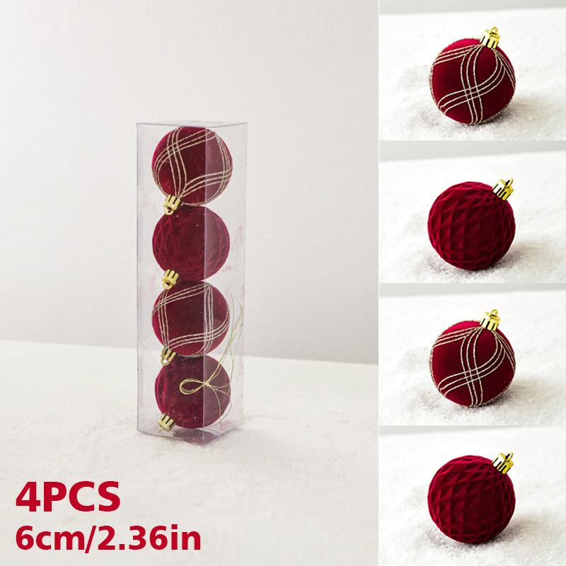 

Рождественская декоративная подарочная коробка, украшение на рождественскую елку, подвесной полый ватный шарик
