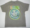 Nirvana Farbiges Smile Logo T-Shirt Neu