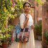 Shoulder Bag Usalover925 Multicolor Quilted Cotton Patchwork Shoulder Bag 38
