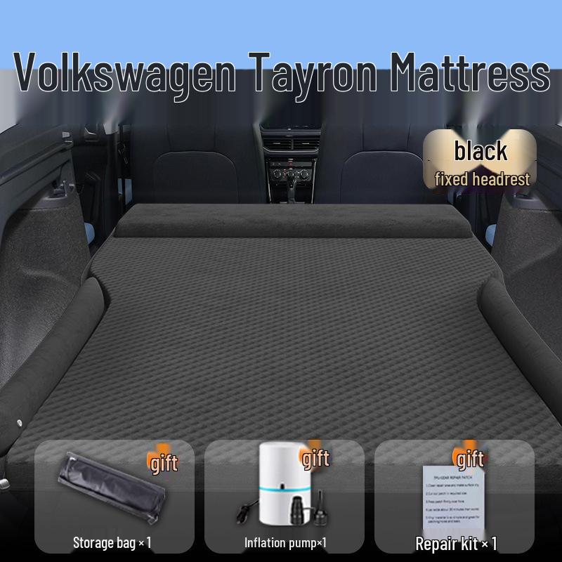 Volkswagen Tharu Car Bed Air Mattress: Fits 25 Models - Rear Seat Inflatable Sleeping Pad.