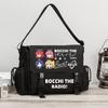 Lonely Rock Joint Oblique Span Schoolbag Two-Dimensional Junior High School Student Tutoring Bag Canvas Bag Student Animation Shoulder Backpack