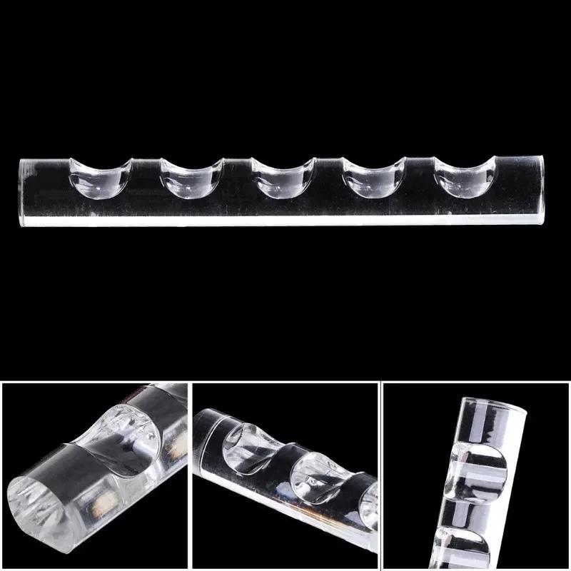 

Подставка для кистей Simple Style, 5 ячеек, прозрачный акриловый органайзер для ручек, дисплей, офисные принадлежности, настольные аксессуары прозрачный