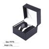 Frosted PU Flip-Top Watch and Jewelry Storage Box