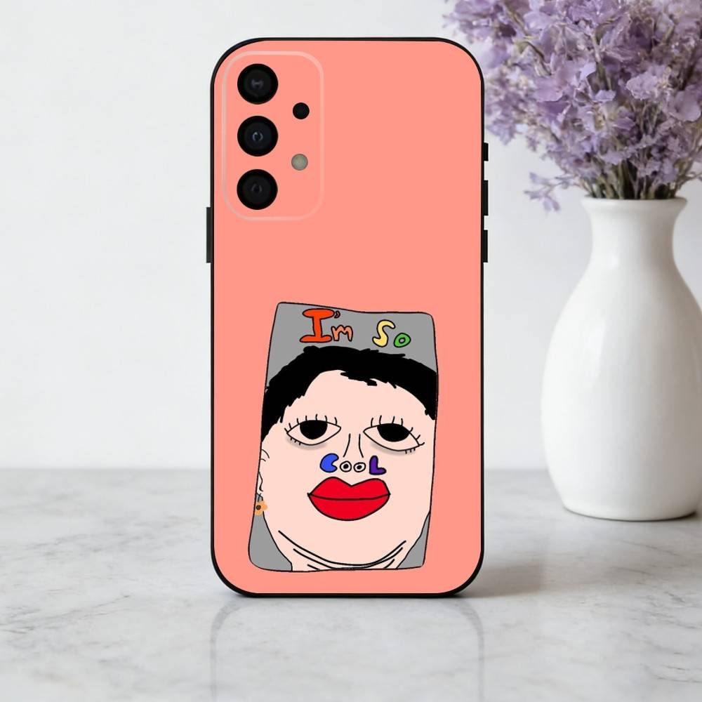 

Funny I Am C-Cool Pattern Phone Case For Samsung Galaxy A73,A72,A71,A70,A53,A52,A51,Soft Silicone Black Cover Samsung a42 5g