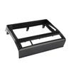 Car Interior Car Dash Stereo Radio Face Panel Frame Trim 2DIN 9" Black ABS