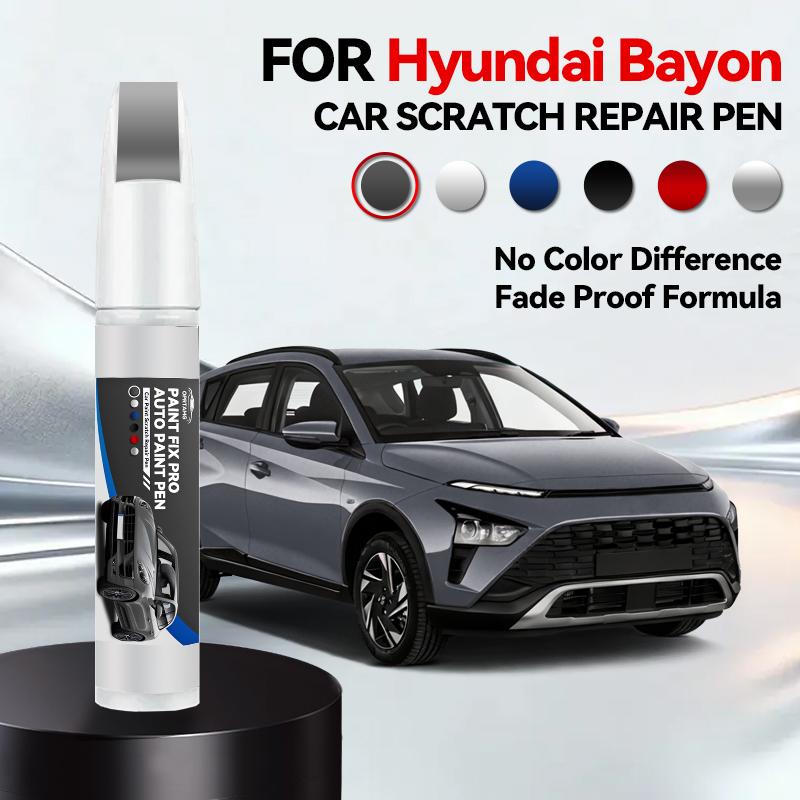 Gorący Samochód Dedykowany Do Hyundai Bayon Pisak do Naprawy Lakieru Zaprawka Usuwanie Rysów Akcesoria Samochodowe DIY Czarny Biały Niebieski Szary