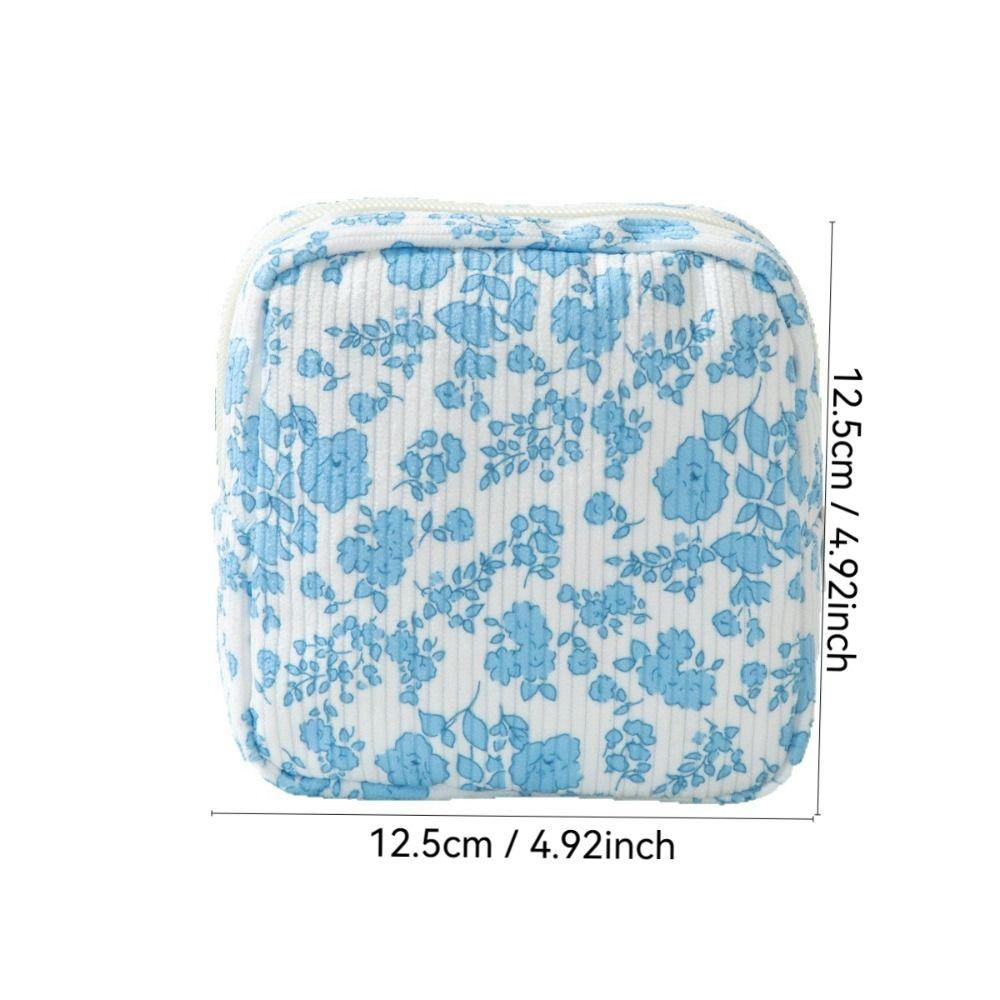 Square Shape Makeup Bag Lipstick Storage Mini Storage Pouch Fashion Sanitary Napkin Storage Bag