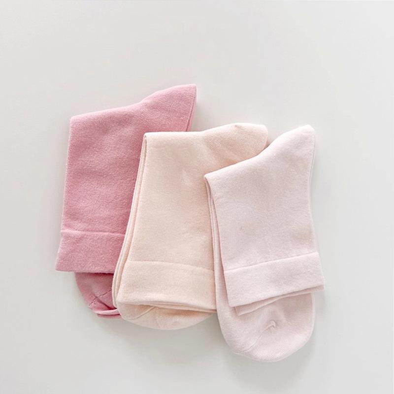 Chaussettes Respirantes Mi-Mollet en Coton pour Femmes - Absorbantes la Sueur, Anti-Boulochage, Non Comprimantes, Idéales pour le Post-Partum