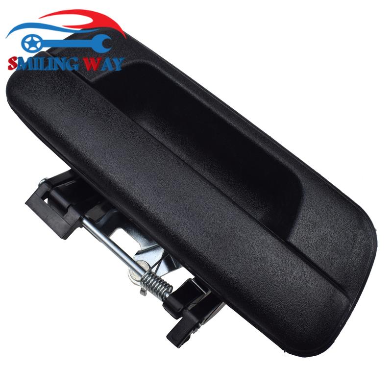 ידית דלת תא מטען אחורית שחורה ללא חור למפתח עבור שברולט קולורדו ו-GMC קניון 2004 2005 2006 2007 2008 2009 2010 2011 2012