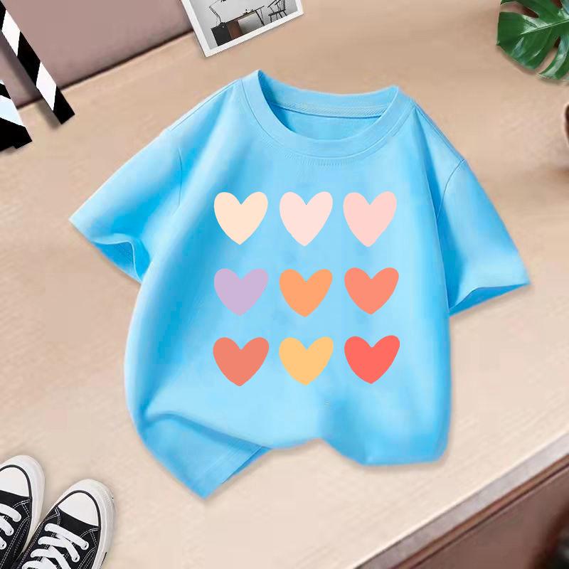 

Летняя детская одежда Детская футболка для мальчиков и девочек Повседневная мода с короткими рукавами для малышей Топ с короткими рукавами Базовая рубашка 150 темно-синий