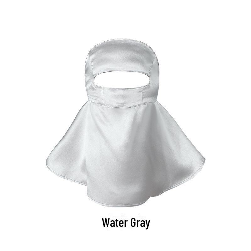 Silk Butterfly Embroidered Sunshade Mask: Lightweight, Breathable, 3D Design, 100% Mulberry Silk for Summer Outdoors