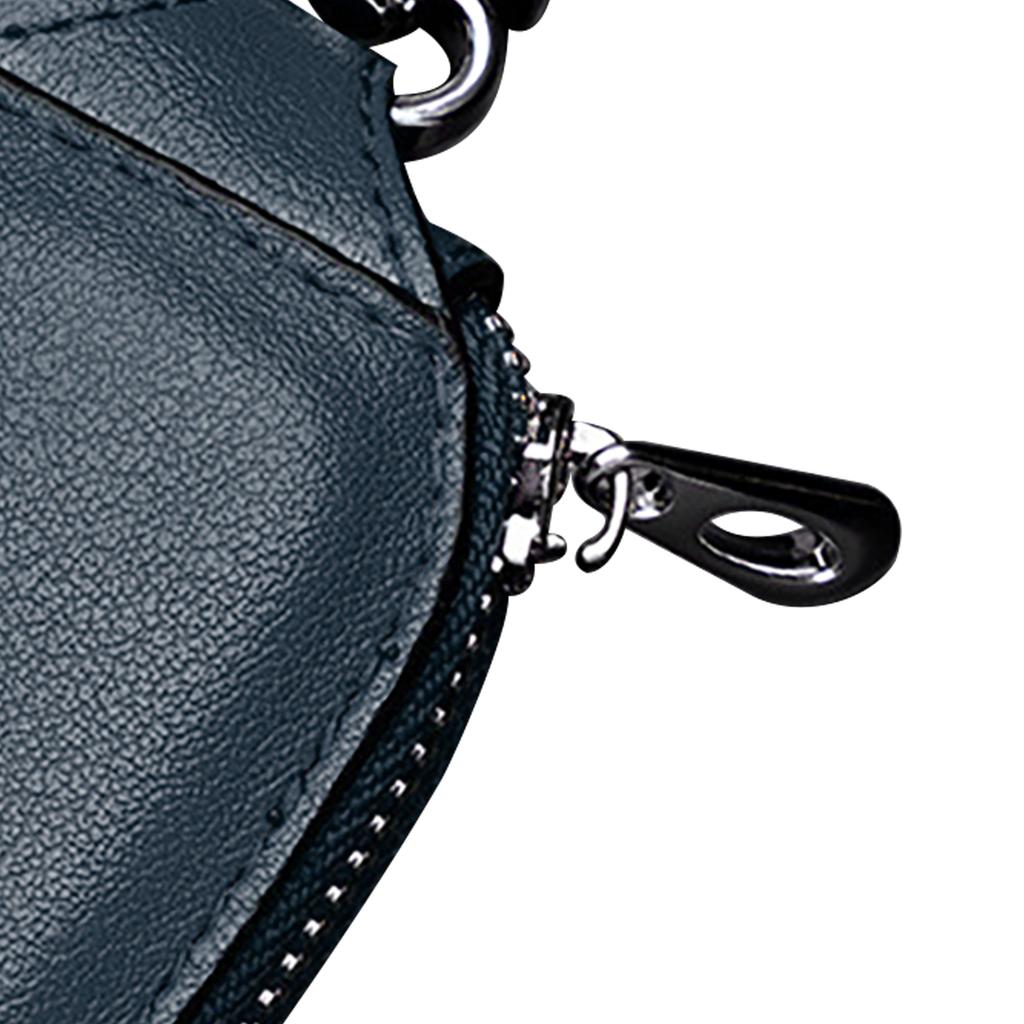 Car Key Fob Holder Versatile Large Capacity Waist Hanging Durable Car Key Case for Home Men Office Blue