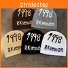 Autumn Winter Knitted Hat With 1998 Rkiemo Letter Pattern For Streetwear And Warmth