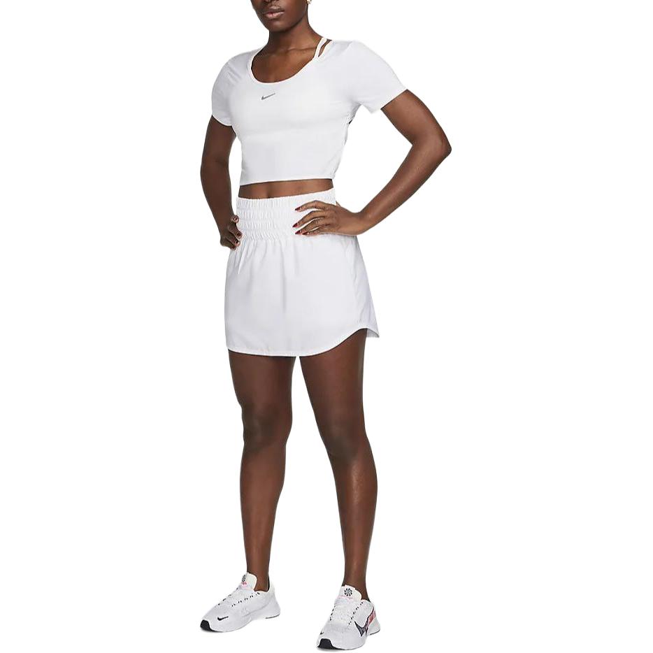 Nike T Shirts Women's White Crew Neck Moderate Other FN2852-100