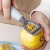 1pc Multi-Functional Lemon Zester and Juicer, Simple Bottle Opener, Stainless Steel Lemon Wedge Zester, Kitchen Dual-Head Lemon Press