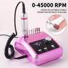Lightweight Electric Nail Drill 204: 45000 RPM for Manicure, Nail Removal & Polishing