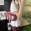 JK Transparent Love Itabag Zipper Bag Lace Crossbody Bag Portable Kawaii Shoulder Bag  Gift