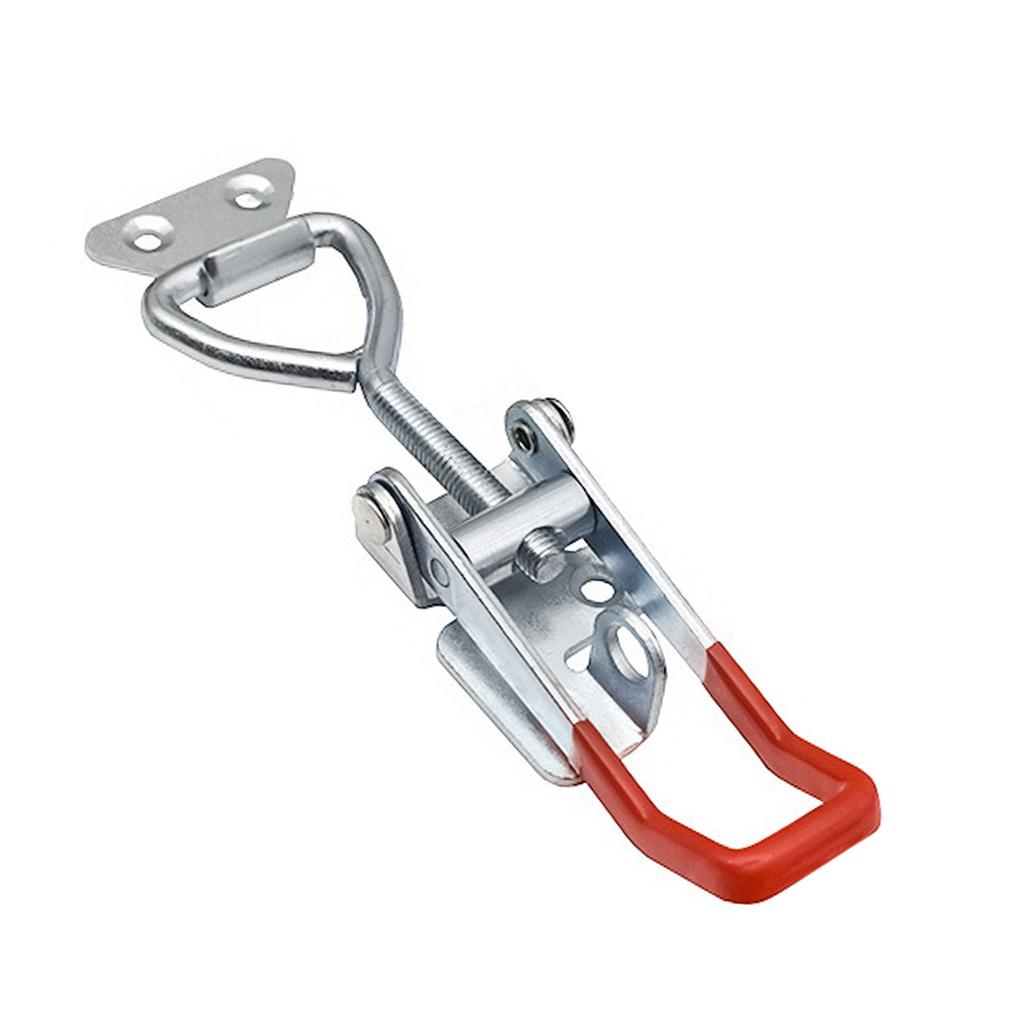 1Pc Toggle Latches Clamp Stainless Steel Pull Hasp Latches Large Hasp Clamp for Smoker Lid Jig Case Trunk Easy To Use