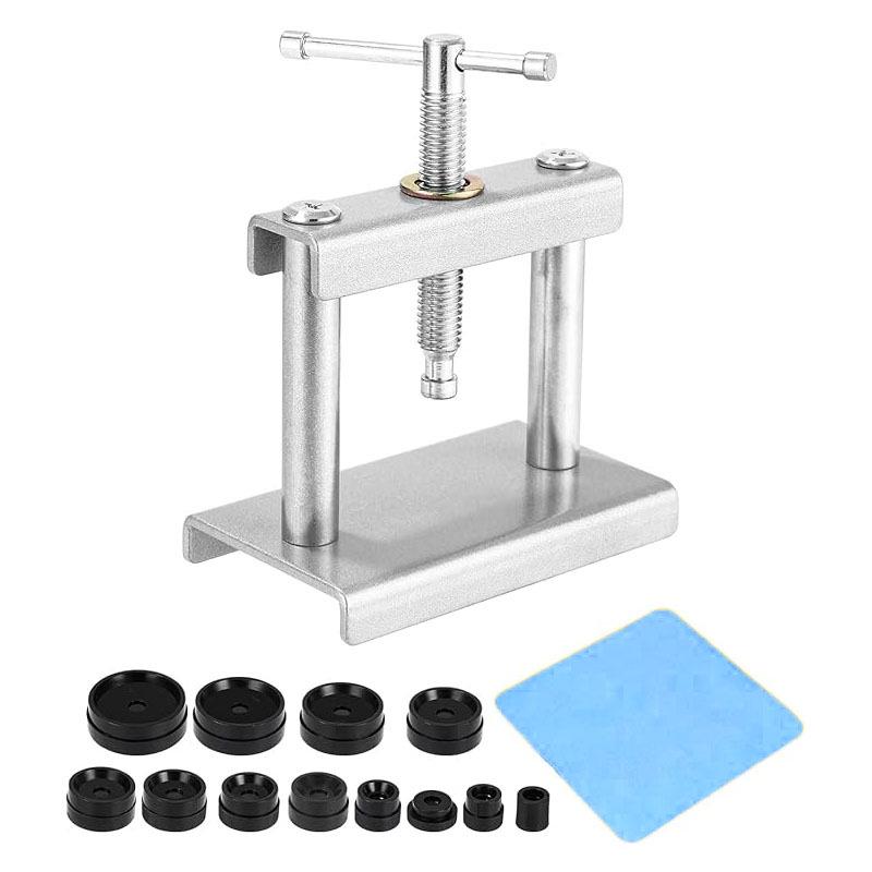 Benchtop Watch Press: Metal Tool for Mechanical & Quartz Watch Battery Cover Replacement