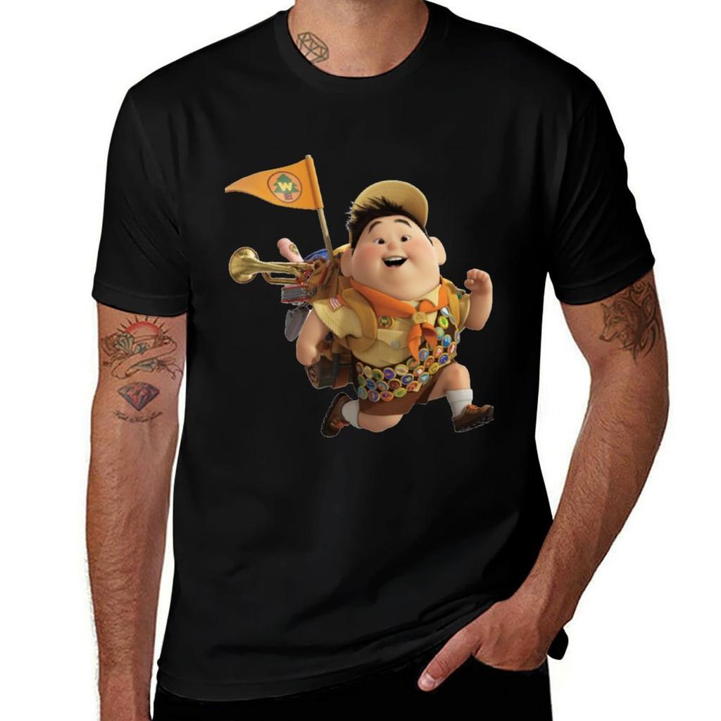 Russell Up T-Shirt Casual Daily Graphic Tee