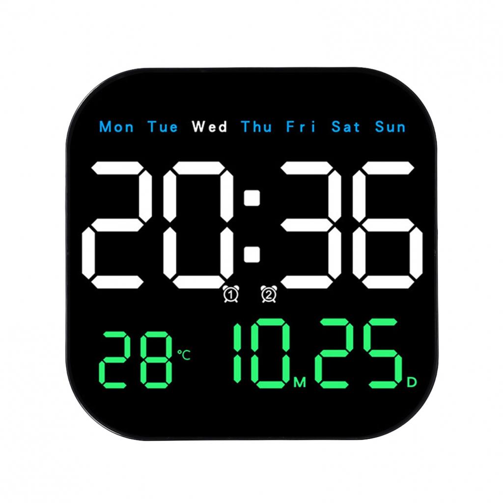 Adjustable Brightness LED Wall Clock Wall Clock Countdown Date