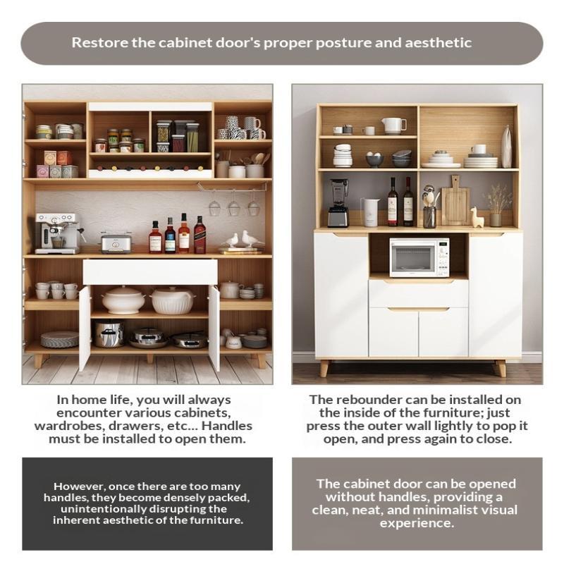 High Elastic Rebound Push To Open Cabinet Magnetic Latch Heavy Duty Strong Suction for Home Wardrobe Drawer Cupboard