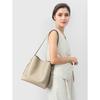 Large Bag for Women, Autumn and Winter New Style, Versatile Genuine Leather Crossbody Bag, Large Capacity Commuter Bucket Bag