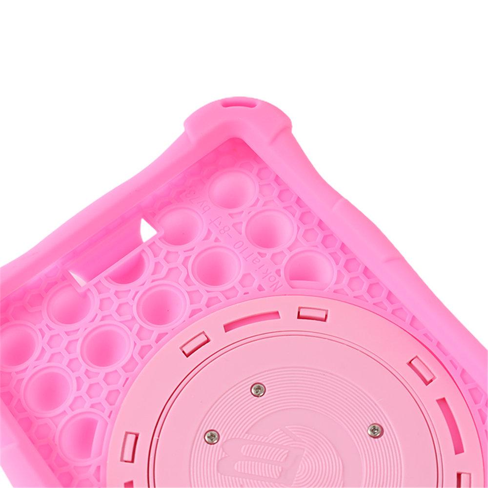 Pro Nokia T10 2025 Pouzdro 8palcové Měkké Bublinkové Silikonové Bezpečné pro Děti Kryt na Tablet Pro Nokia T10 360 Stupňů Otočný Stojan Funda