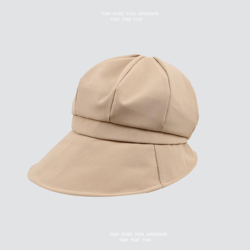 Women's Spring Summer Fashion Fisherman Bucket Hat Trend Foldable Casual Sunhat Foldable Wide Brimmed New