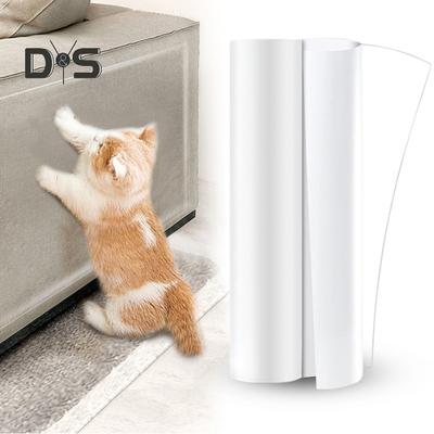 Cat Couch Protector Transparent Anti-Scratch Furniture Tape for Sofa Table Bed Single-Sided Sticky Cat Scratch Guards Scratching Deterrent Tape