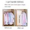 4pcs - Space saving 3-hook hangers with connecting hooks - Multi functional and stackable wardrobe organizer
