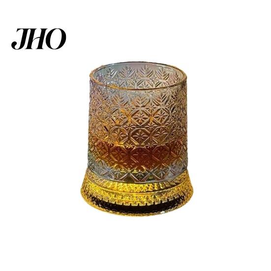 Verre à Whisky Rotatif Cadeau pour Papa, Tournant avec Lumière LED, 260ml Gravé Cadeau pour Amateur de Vin Papa Tumbler, Cadeau Fête des Pères, Compatible avec Glaçons