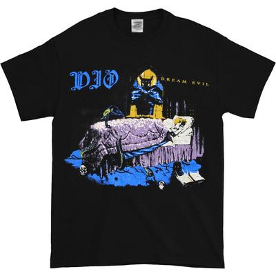 Dio Vintage Konzert 1987 Dream Evil Album Promo Schwarzes Unisex T-Shirt
