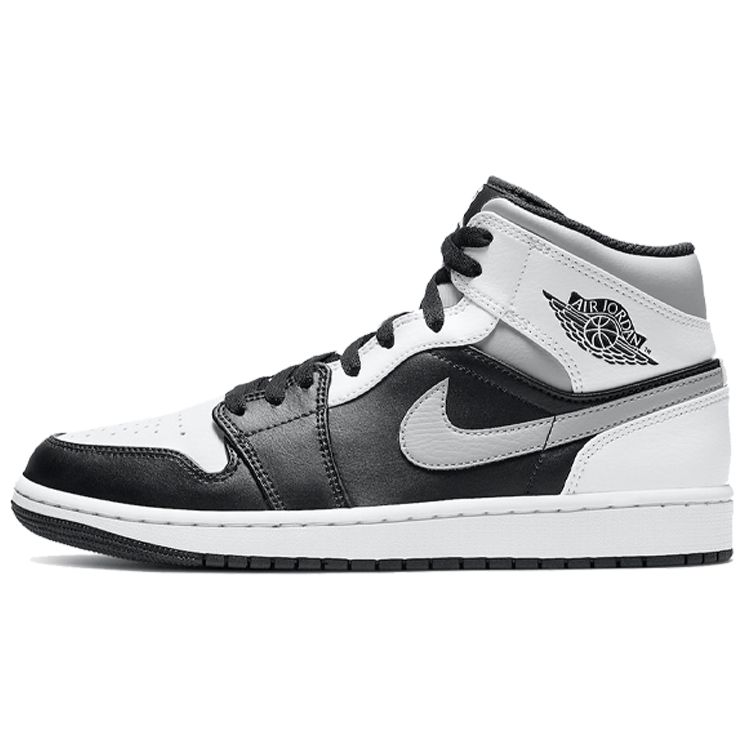 Air Jordan 1 Mid White Shadow Men Sneakers Grey 554724-073
