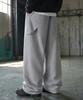EZKATON Loop Carpenter Wide Sweatpants Grey Kjlp6962